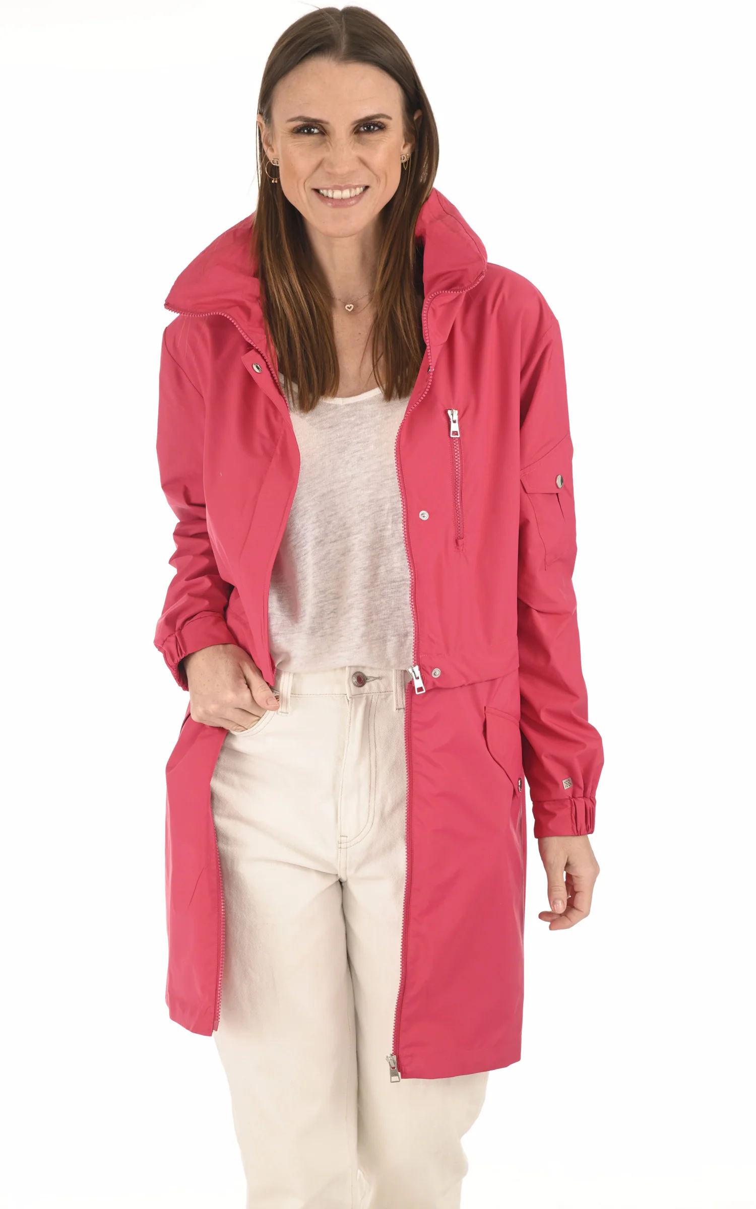 Coupe-vent modulable rose