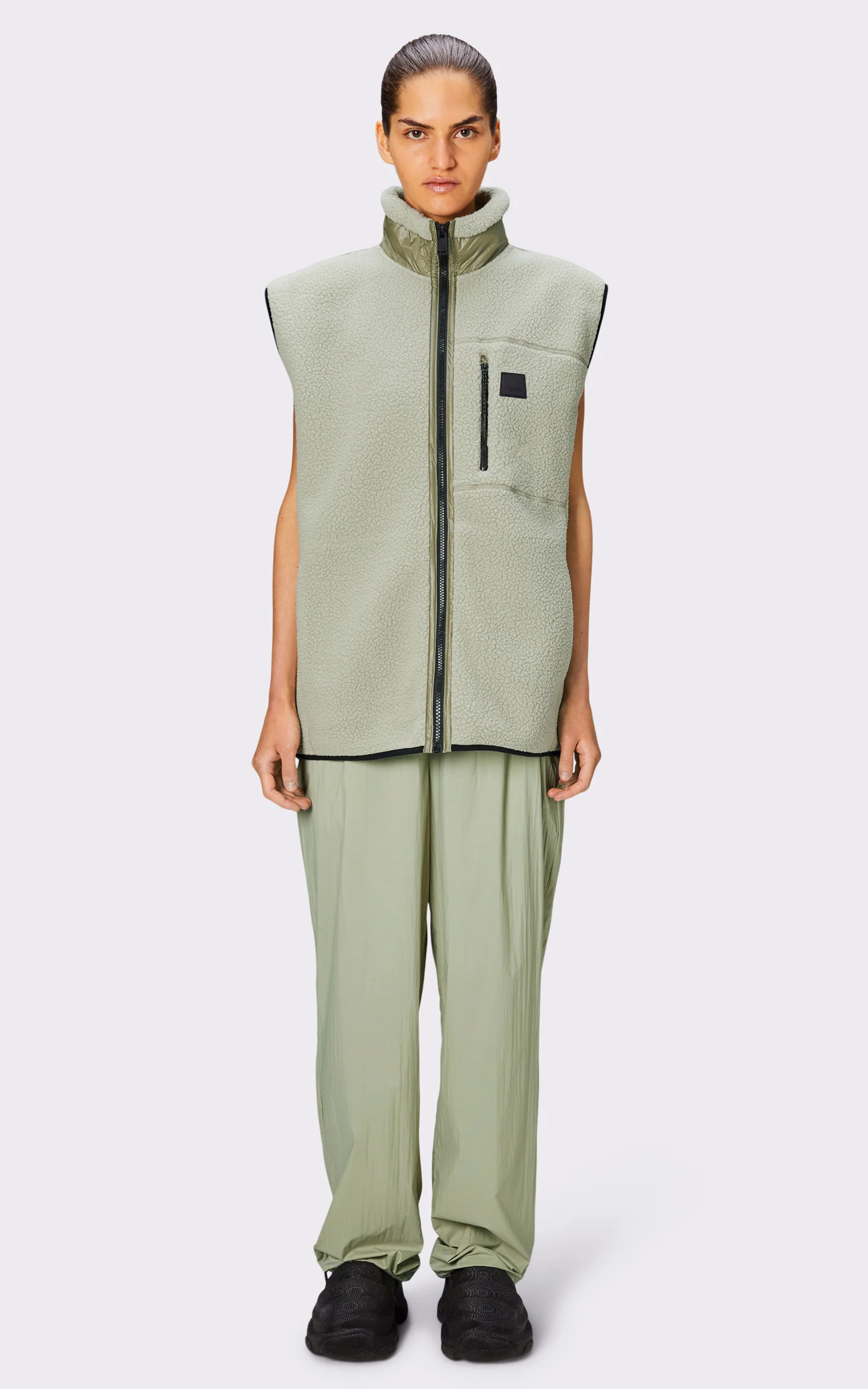 Gilet polaire Yermo 19100 mixte vert – Image 3