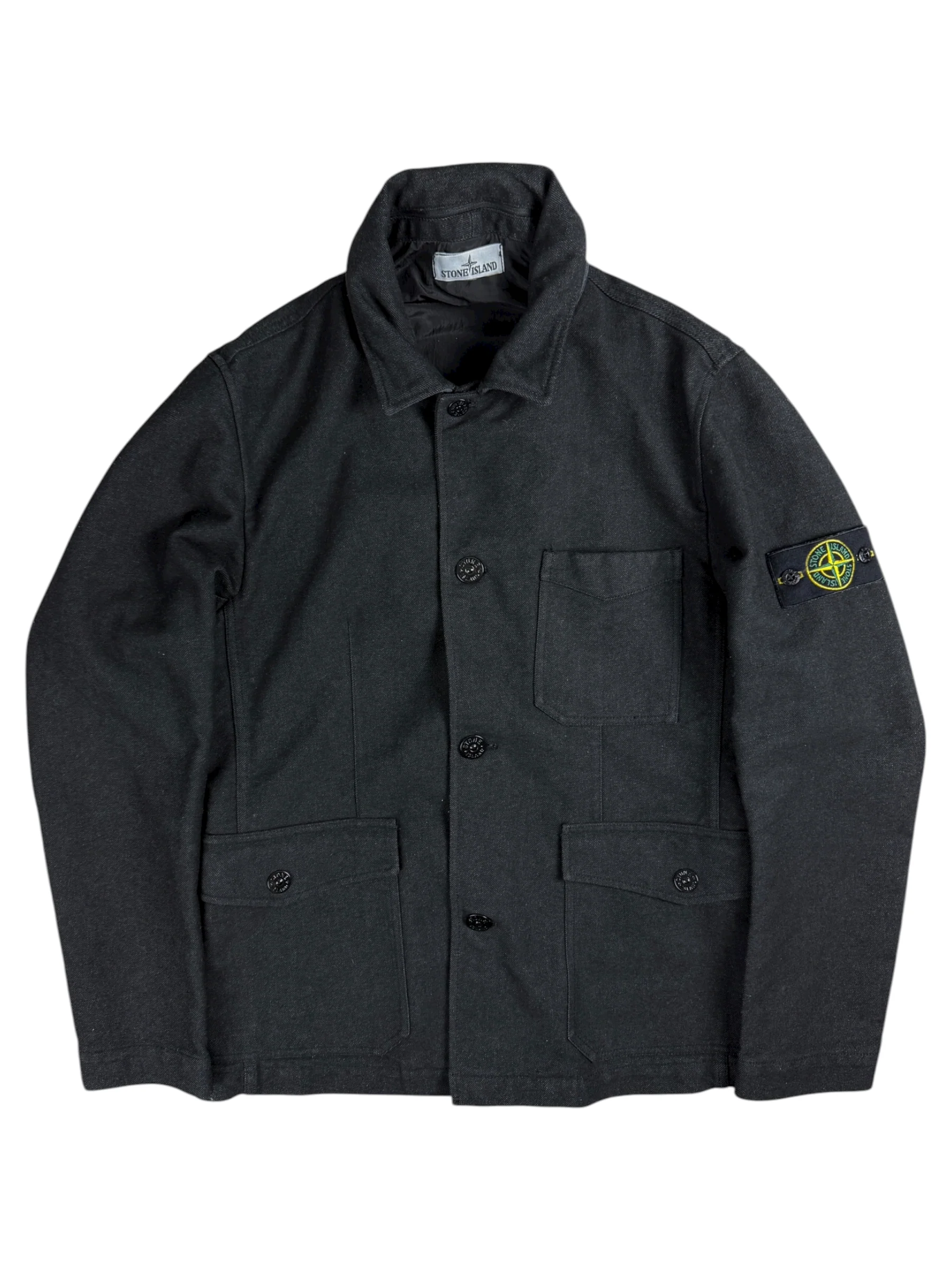 VESTE STONE ISLAND SAIA DOPPIA FACCIA - NOIR - TAILLE L