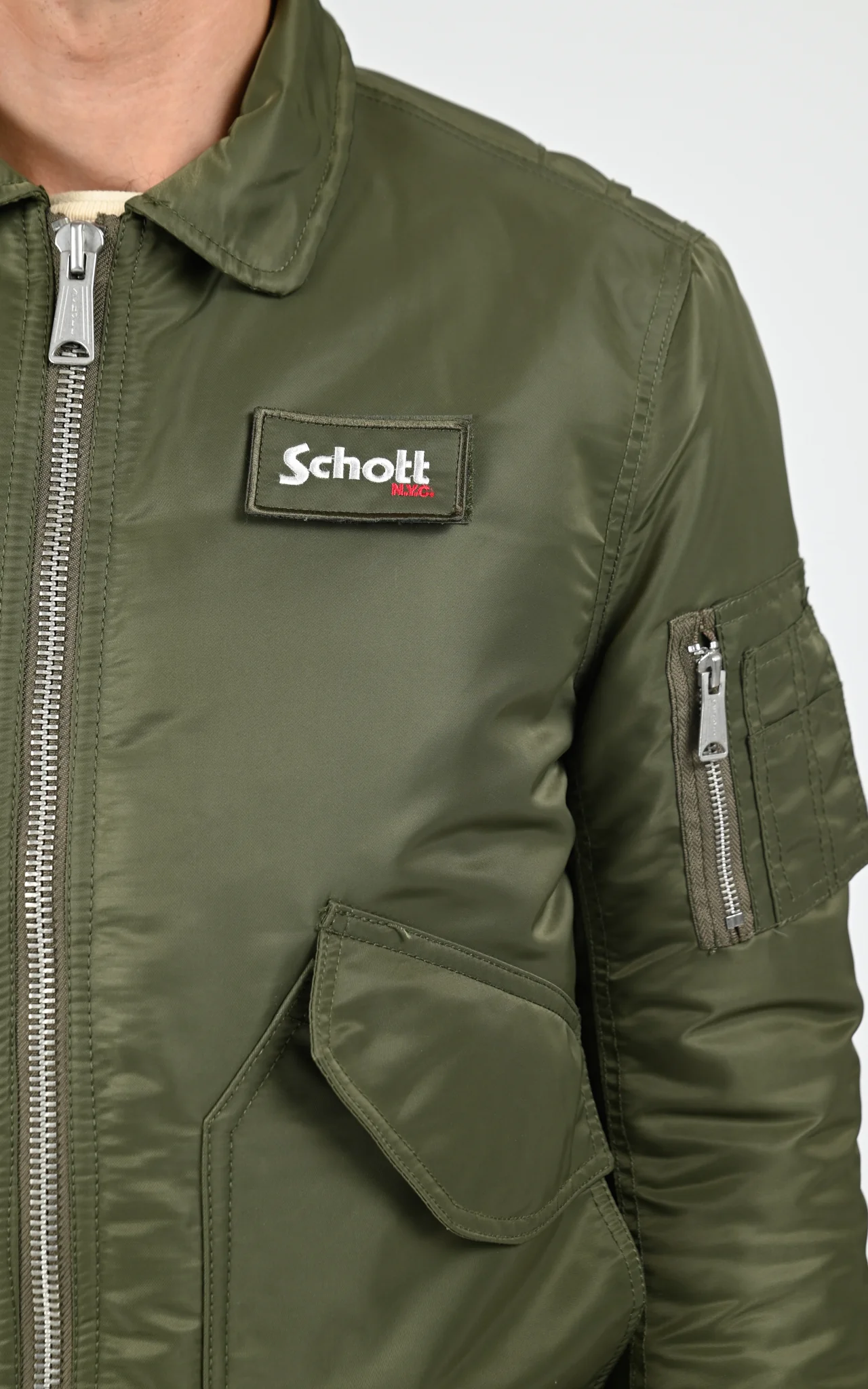 Bomber 210100 RS Army mixte kaki – Image 5