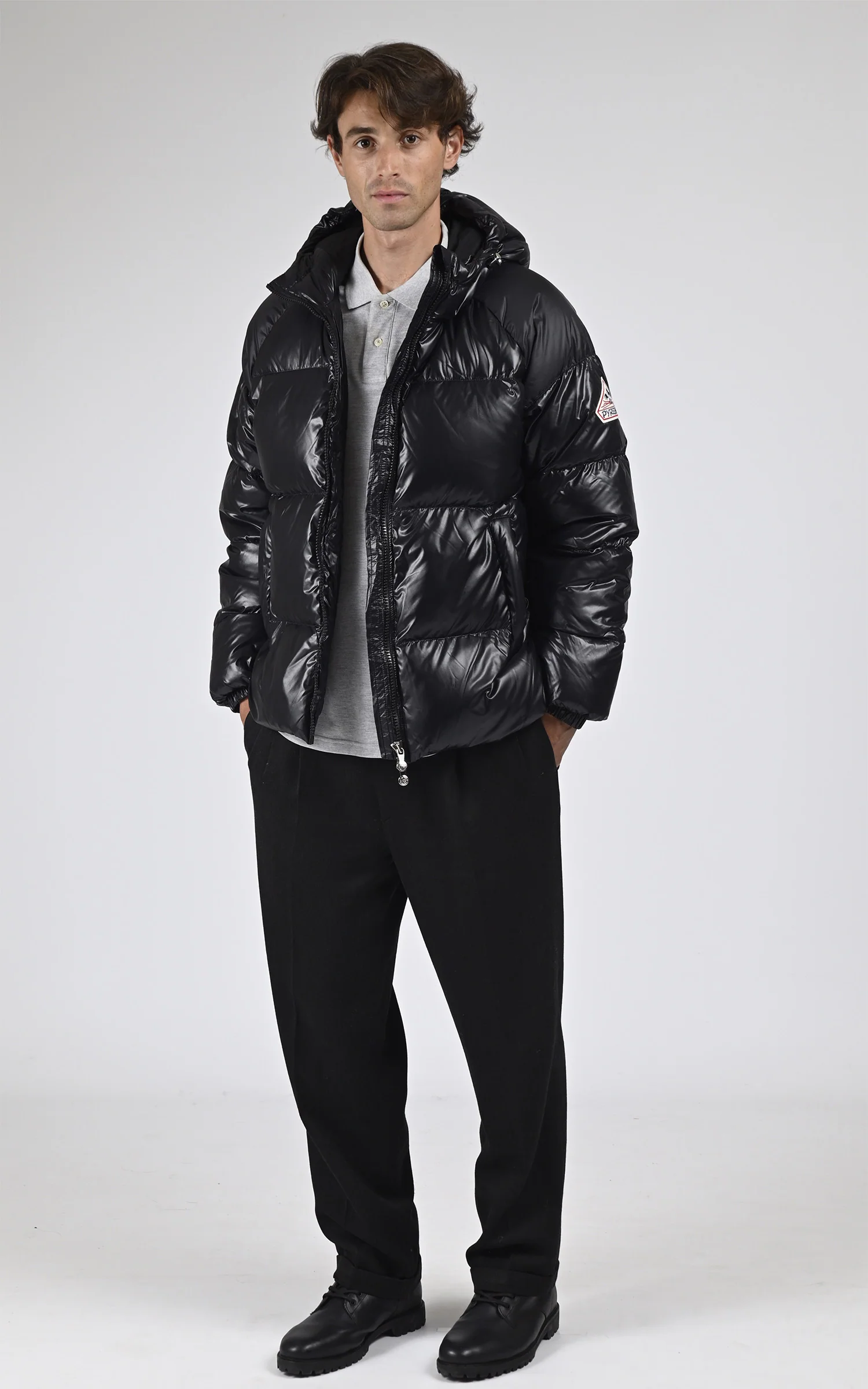 Doudoune oversize Sten mixte noir – Image 2